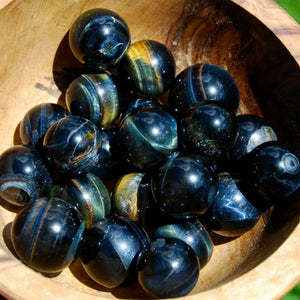 Blue Tiger's Eye Crystal Sphere