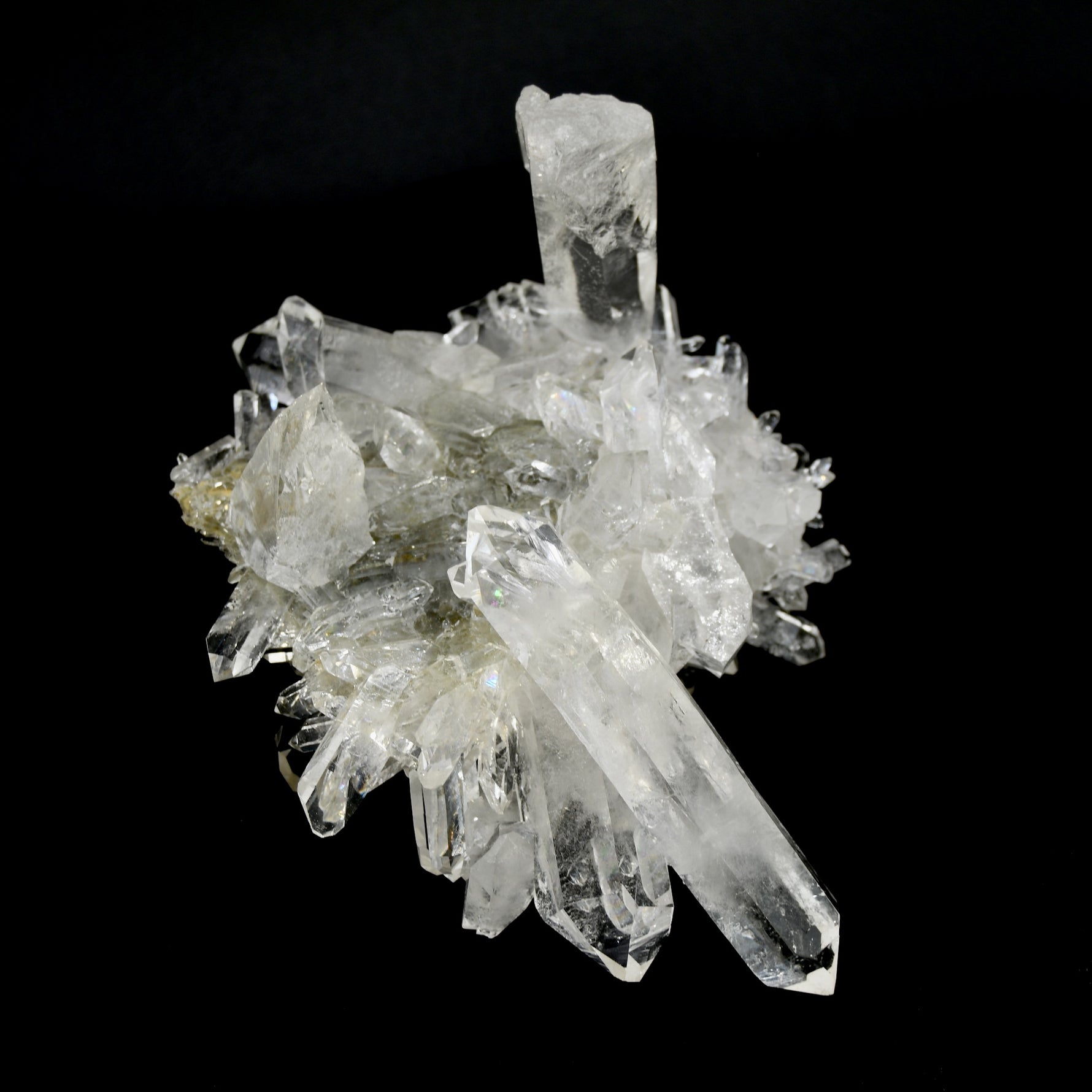 Cosmic Starburst Record Keeper Lemurian Silver Quartz Chlorite Crystal Cluster Starbrary Optical Corinto, Brazil