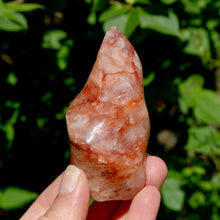 Load image into Gallery viewer, Fire Quartz Red Hematoid Crystal Flame Tower
