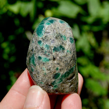 Load image into Gallery viewer, African Emerald Crystal Freeform Tower, Genuine Emerald Beryl in Schist
