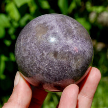 Load image into Gallery viewer, Large Unicorn Stone Pink Tourmaline Lepidolite Crystal Sphere
