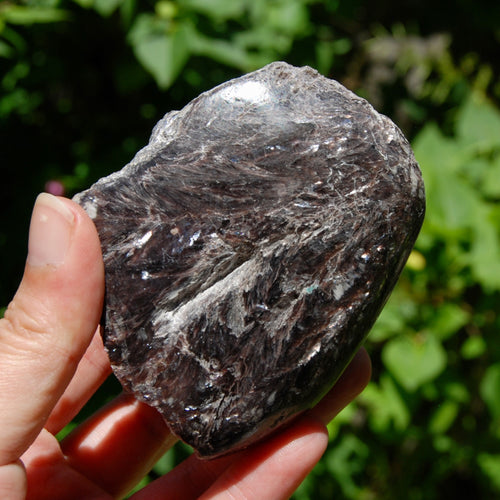 Gem Lepidolite Crystal Semi Polished Freeform