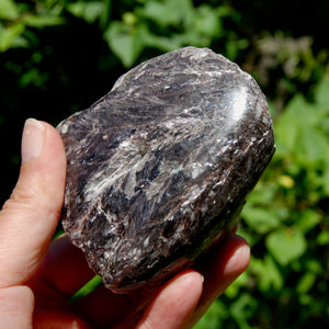 Gem Lepidolite Crystal Semi Polished Freeform