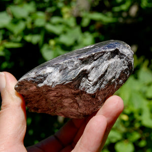 Flashy Gem Lepidolite Crystal Semi Polished Freeform