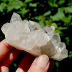 Raw Dow Channeler Clear Quartz Crystal Cluster, Limonite Specular Hematite, Zambia