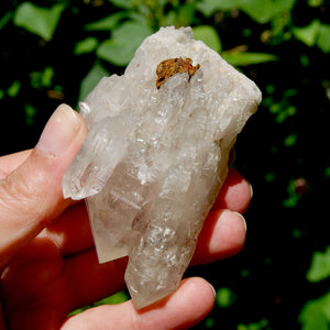 DT ET Clear Quartz Crystal Elestial Cathedral Cluster, Zambia