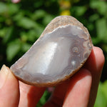 Pink Botswana Agate Semi Polished Crystal Nodule