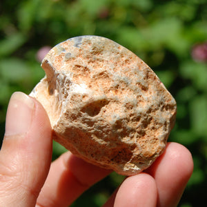 Red Botswana Agate Semi Polished Crystal Nodule