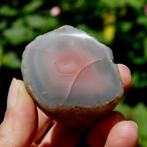 Botswana Agate Semi Polished Crystal Nodule