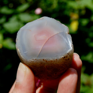 Botswana Agate Semi Polished Crystal Nodule