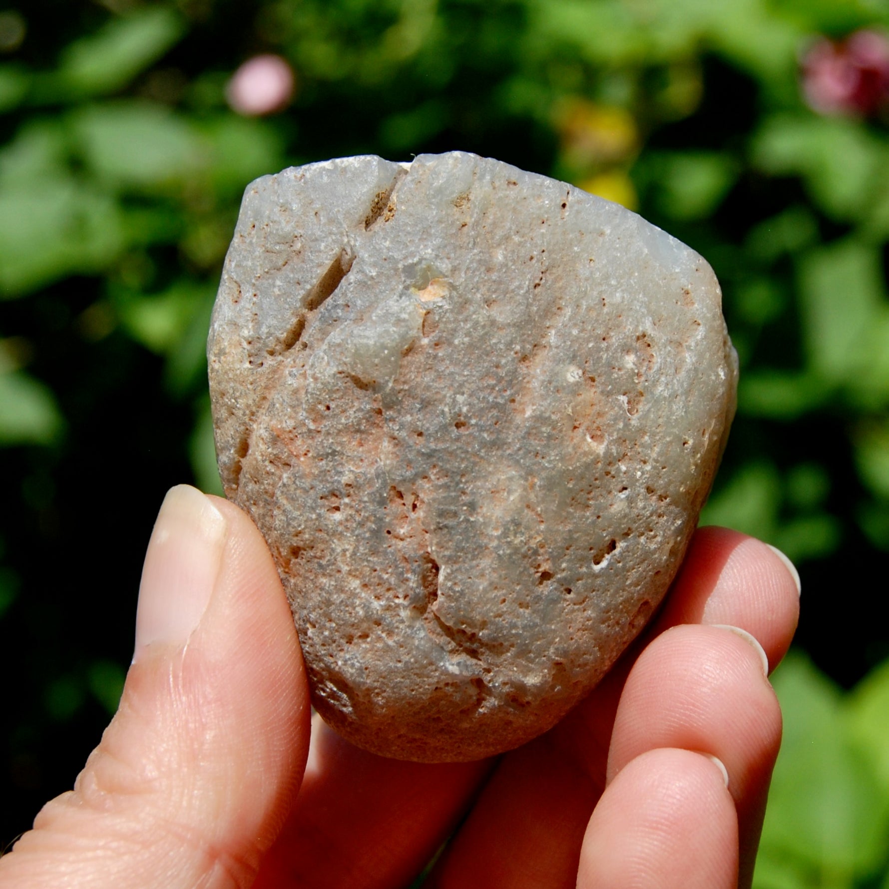 Botswana Agate Semi Polished Crystal Nodule