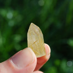 Channeler Golden Rutile Clear Quartz Crystal Mini Tower