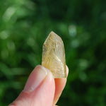 Channeler Golden Rutile Clear Quartz Crystal Mini Tower