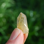 Channeler Golden Rutile Clear Quartz Crystal Mini Tower
