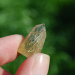 Channeler Golden Rutile Clear Quartz Crystal Mini Tower