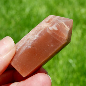 AAA Confetti Sunstone Crystal Tower, Top Quality Gem Sunstone Crystal Point