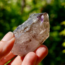 Load image into Gallery viewer, Smoky Amethyst Quartz Crystal Elestial, Specular Hematite Lepidocrocite Fenster Amethyst
