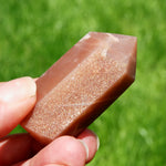 AAA Confetti Sunstone Crystal Tower, Top Quality Gem Sunstone Crystal Point