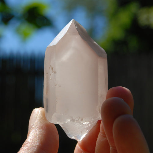 Pink Lithium Lemurian Quartz Crystal Dreamsicle Phantom Pyramids