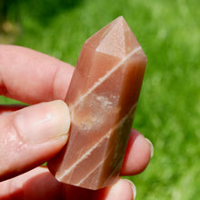 Load image into Gallery viewer, Confetti Sunstone Crystal Tower, Top Quality Gem Sunstone Crystal Point
