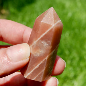 Confetti Sunstone Crystal Tower, Top Quality Gem Sunstone Crystal Point