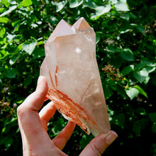 Load image into Gallery viewer, Record Keeper Soulmate Tantric Twin Pink Shadow Smoky Lemurian Seed Quartz Crystal Starbrary, Brazil
