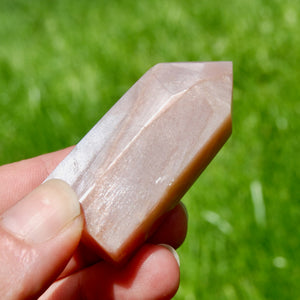 AAA Confetti Sunstone Crystal Tower, Top Quality Gem Sunstone Crystal Point