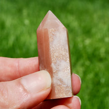 Load image into Gallery viewer, Gemmy Confetti Sunstone Crystal Tower, Top Quality Gem Sunstone Crystal Point
