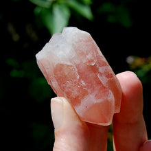 Load image into Gallery viewer, Tantric Twin Triplet Strawberry Pink Scarlet Temple Lemurian Quartz Crystal Dreamsicle, Serra do Cabral, Brazil
