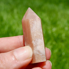 Load image into Gallery viewer, Gemmy Confetti Sunstone Crystal Tower, Top Quality Gem Sunstone Crystal Point
