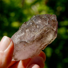 Load image into Gallery viewer, Smoky Amethyst Quartz Crystal Elestial, Specular Hematite Lepidocrocite Fenster Amethyst
