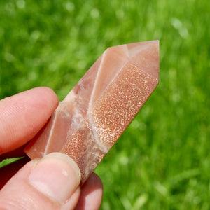 Confetti Sunstone Crystal Tower, Top Quality Gem Sunstone Crystal Point