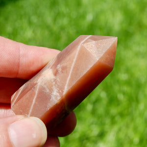 Confetti Sunstone Crystal Tower, Top Quality Gem Sunstone Crystal Point