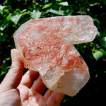 Record Keeper Soulmate Tantric Twin Pink Shadow Smoky Lemurian Seed Quartz Crystal Starbrary, Brazil