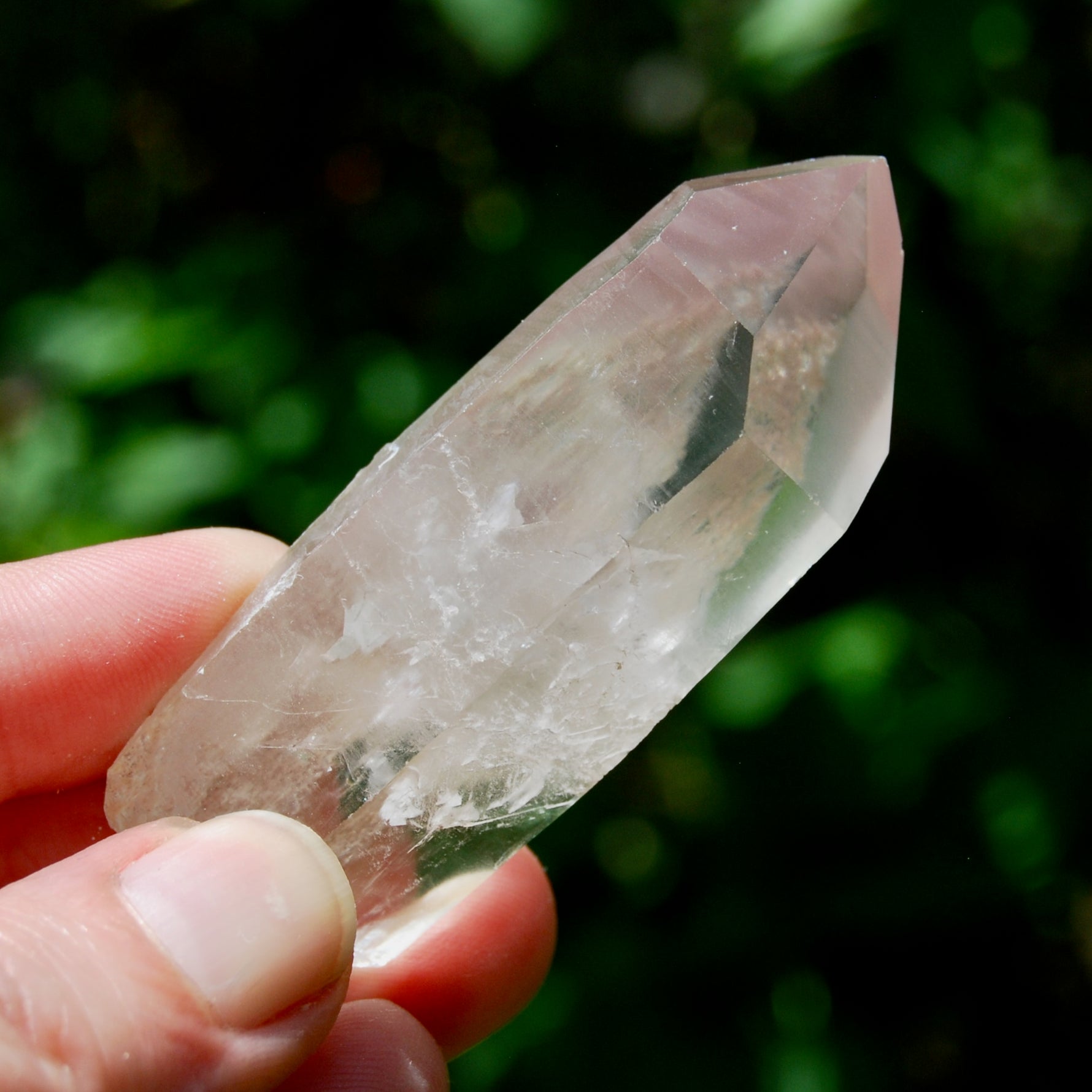 Rare Pink Lithium Lemurian Quartz Crystal Starbrary