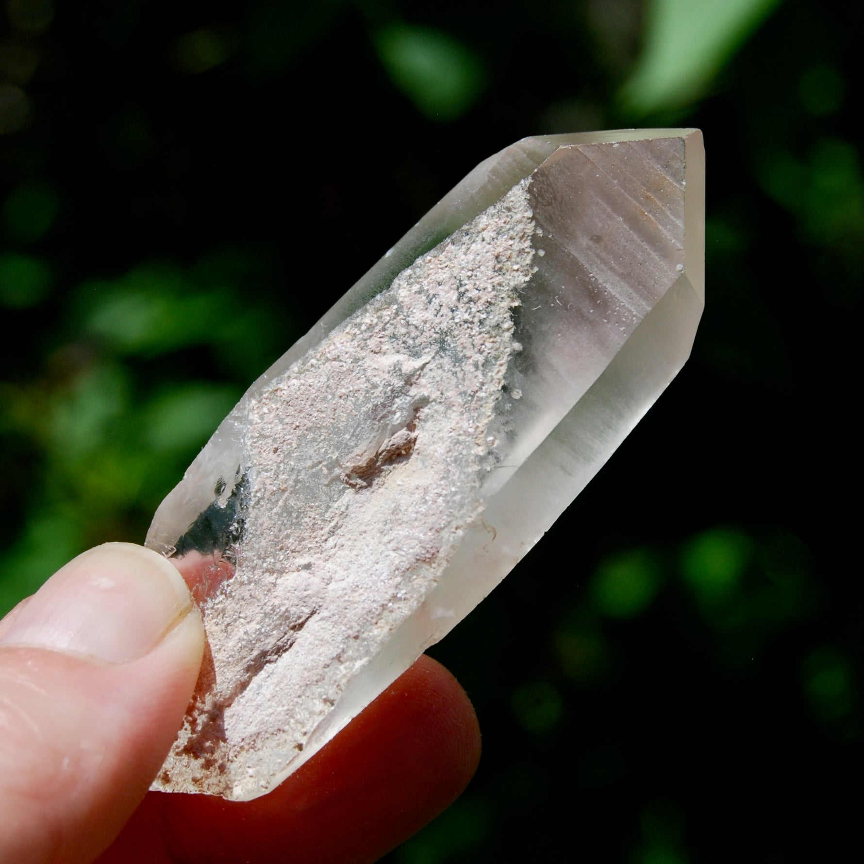 Rare Pink Lithium Lemurian Quartz Crystal Starbrary