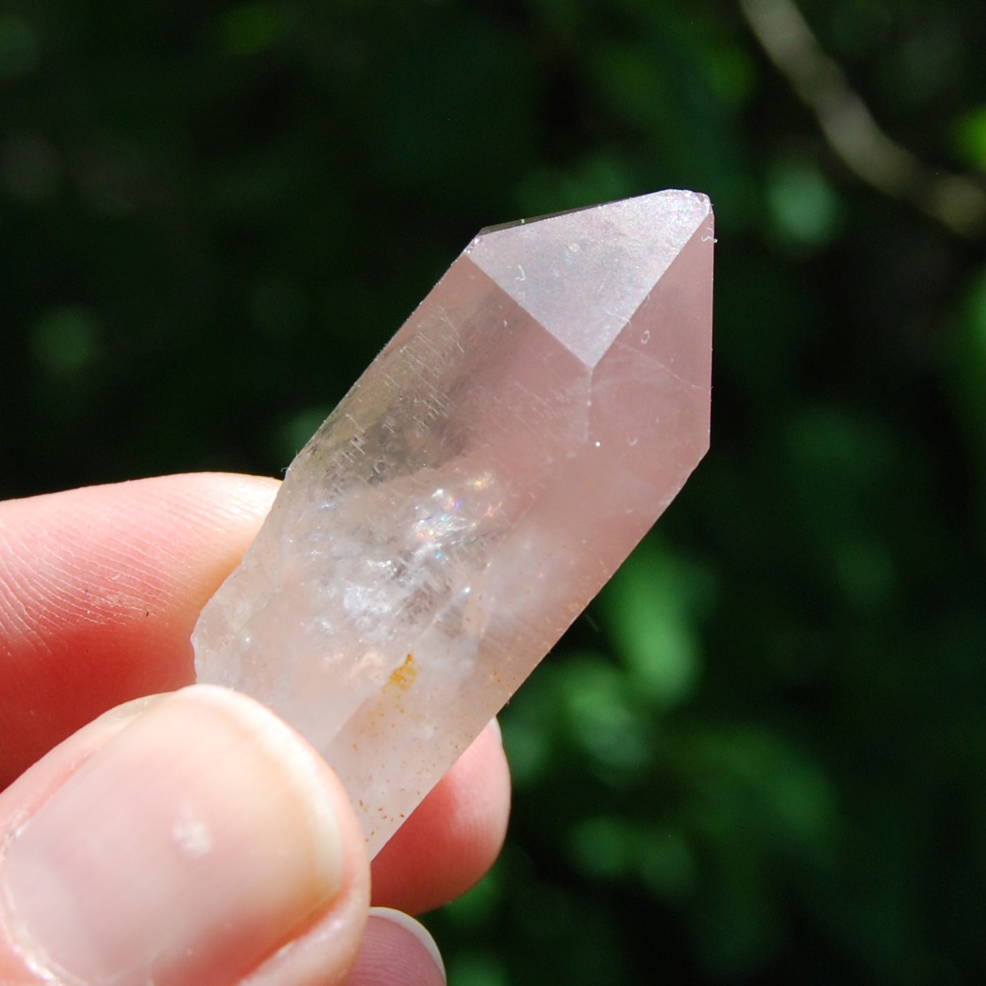 Isis Face Pink Lithium Lemurian Quartz Crystal Starbrary