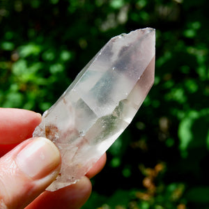 Pink Lithium Lemurian Quartz Crystal Starbrary, Brazil