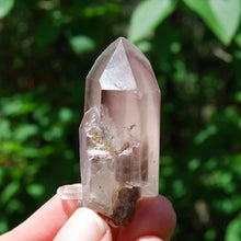 Load image into Gallery viewer, Tantric Twin Devic Temple Bridge Pink Lithium Lemurian Quartz Crystal Starbrary, Brazil
