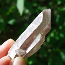 Load image into Gallery viewer, Tantric Twin Devic Temple Bridge Pink Lithium Lemurian Quartz Crystal Starbrary, Brazil
