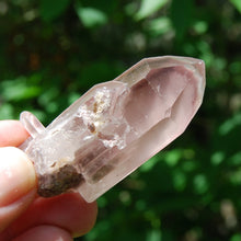 Load image into Gallery viewer, Tantric Twin Devic Temple Bridge Pink Lithium Lemurian Quartz Crystal Starbrary, Brazil
