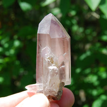 Load image into Gallery viewer, Tantric Twin Devic Temple Bridge Pink Lithium Lemurian Quartz Crystal Starbrary, Brazil
