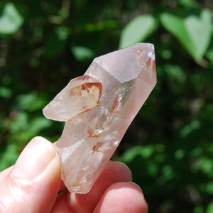 Tantric Twin Soulamte Pink Lithium Lemurian Quartz Crystal Starbrary, Brazil