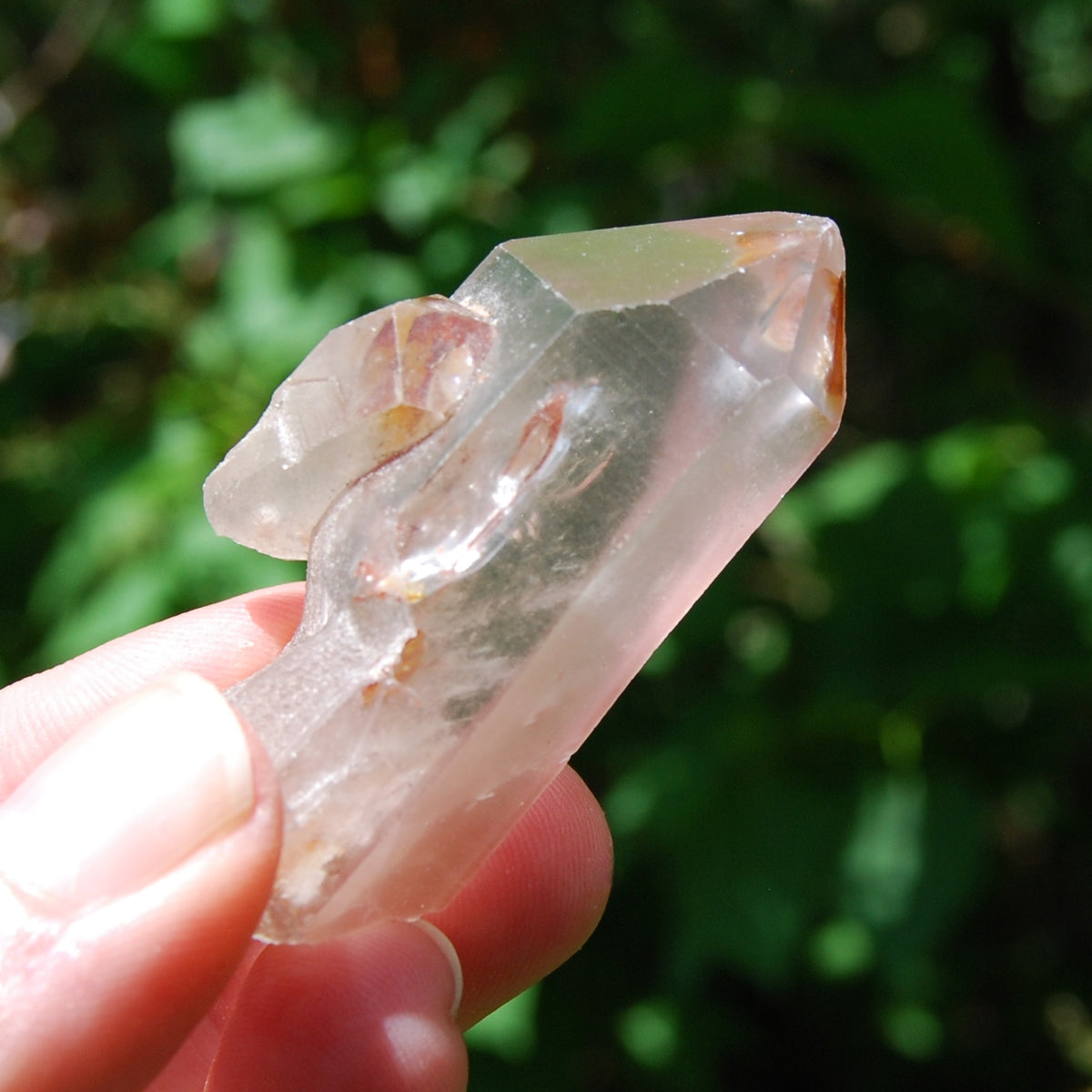 Tantric Twin Soulamte Pink Lithium Lemurian Quartz Crystal Starbrary, Brazil