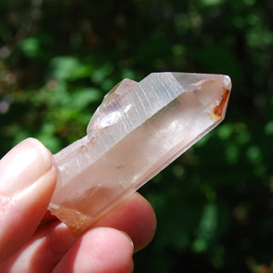 Tantric Twin Soulamte Pink Lithium Lemurian Quartz Crystal Starbrary, Brazil