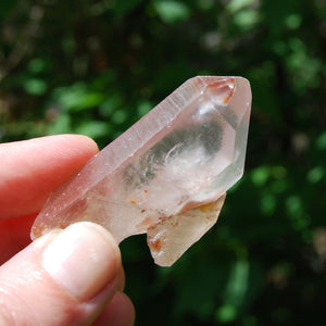 Tantric Twin Soulamte Pink Lithium Lemurian Quartz Crystal Starbrary, Brazil