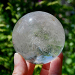 Lodolite Garden Quartz Crystal Sphere, Shamanic Dreamstone Landscape Quartz