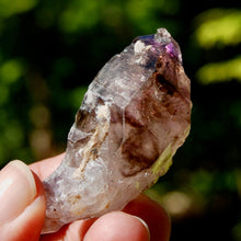 Load image into Gallery viewer, Smoky Amethyst Quartz Crystal Elestial, Specular Hematite Lepidocrocite
