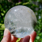 Lodolite Garden Quartz Crystal Sphere, Shamanic Dreamstone Landscape Quartz