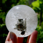 Lodolite Garden Quartz Crystal Sphere, Shamanic Dreamstone Landscape Quartz